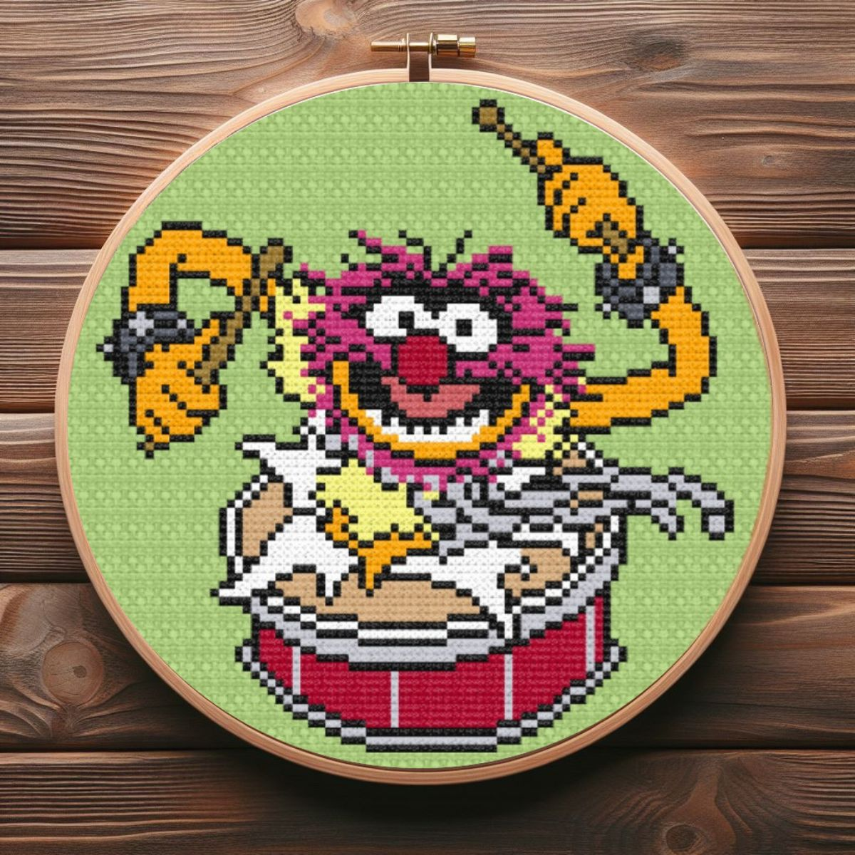 Animal on Drums – PDF Pattern